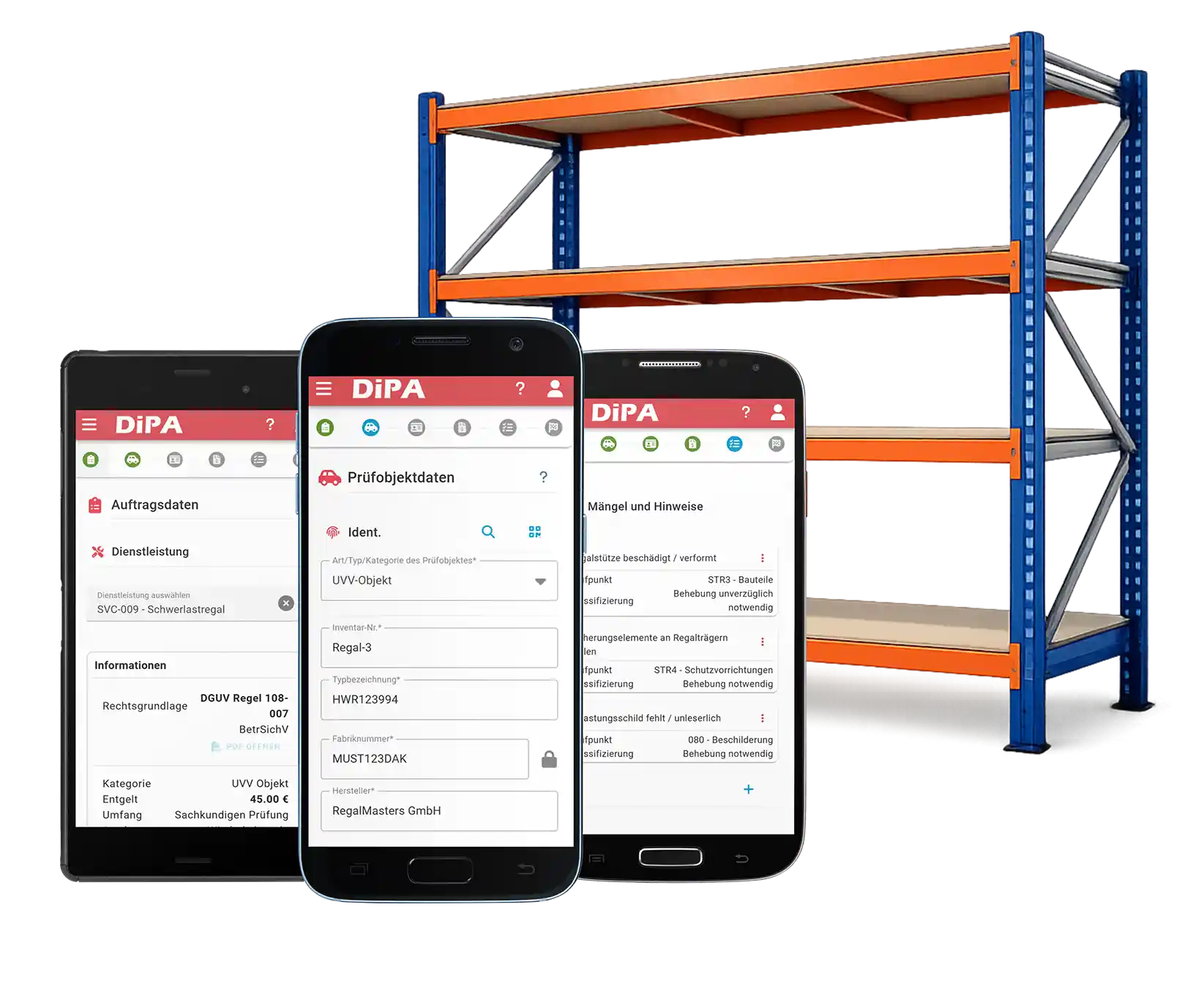 UVV Prüfung Schwerlastregale